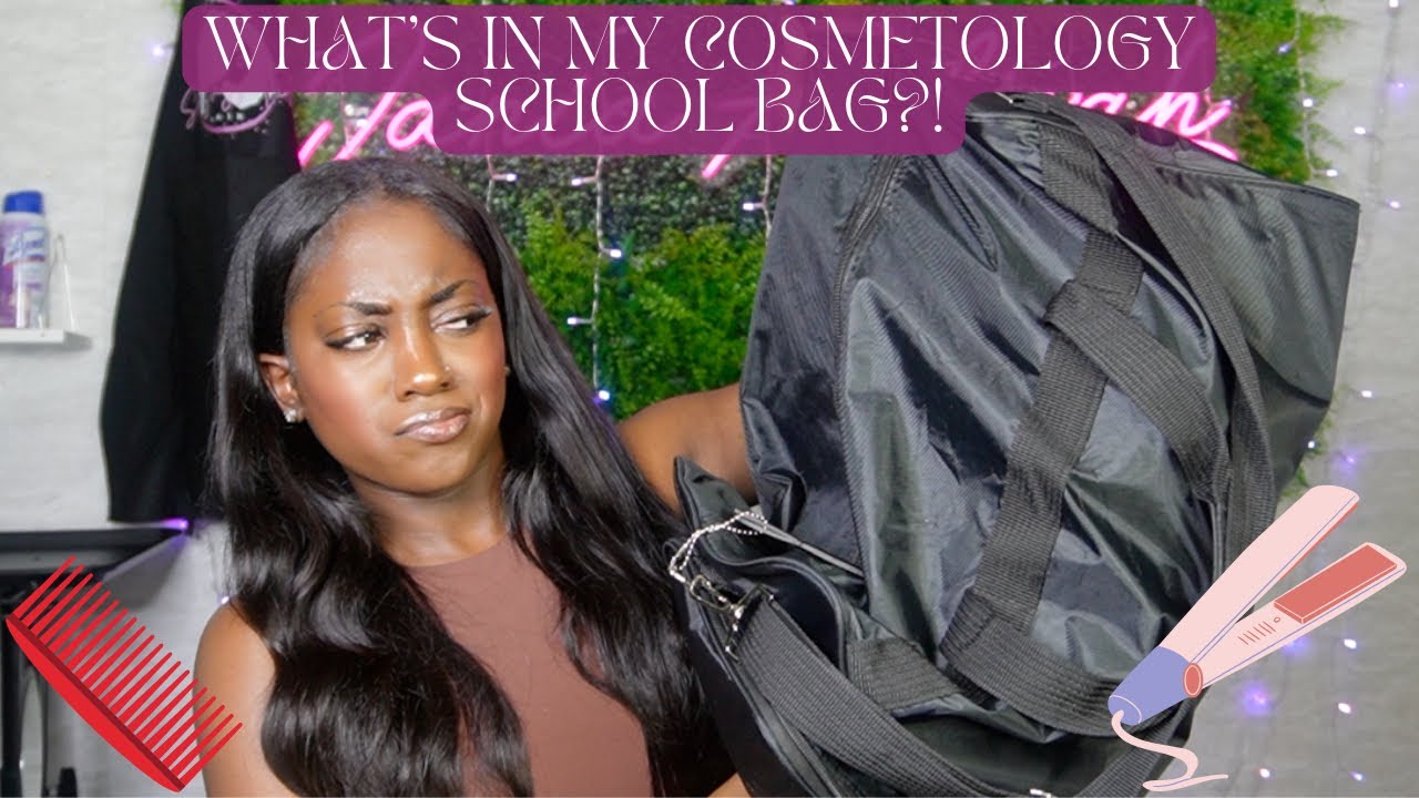 WHATS IN MY COSMETOLOGY SCHOOL KIT?! + what I added/bought