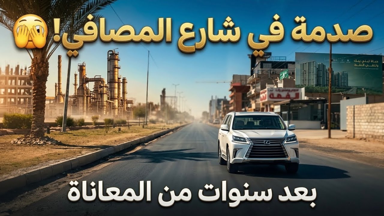 صدمة في شارع المصافي ببغداد 😳 أخيراً تبليط جزء من الشارع بعد سنوات من المعاناة! بتاريخ 9/03/2026