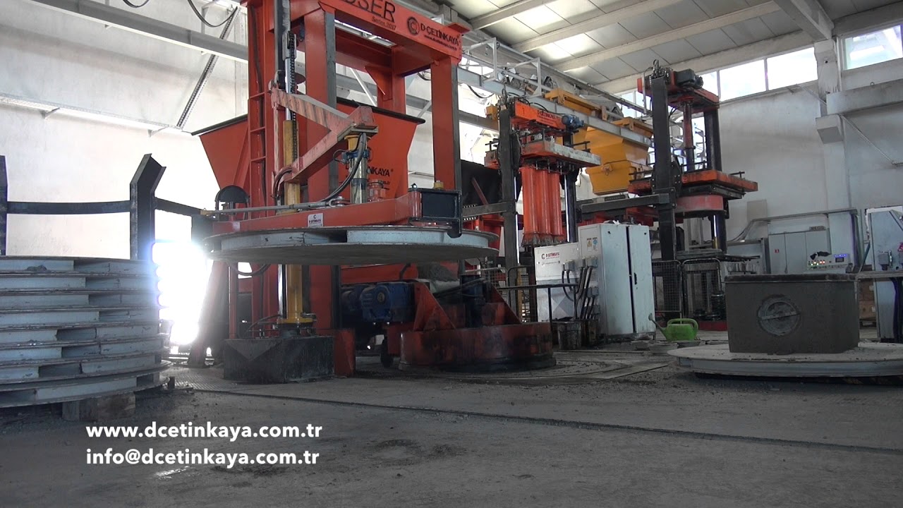 Doser Series 2017 OTOMATİK Taban Elemanı Makinası /Automatic Base Manhole Machine DOSER