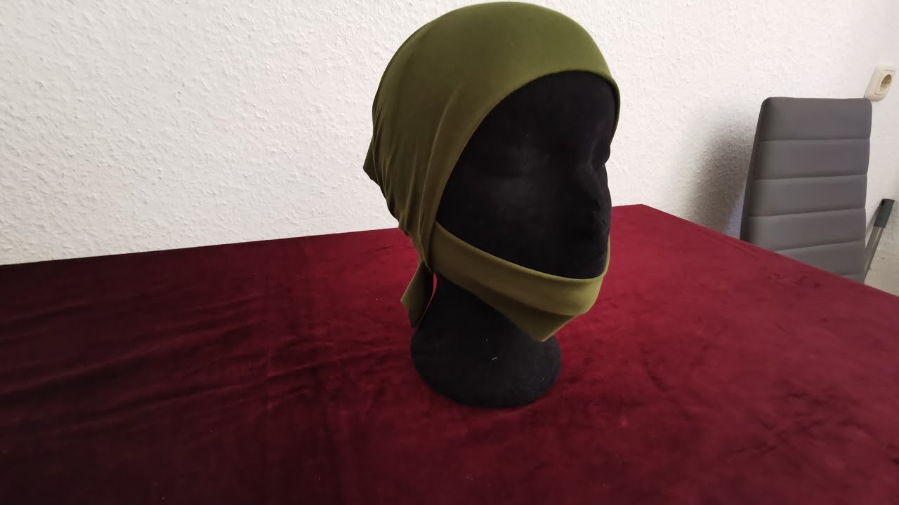 Шапочка под Хиджаб с завязками и подбородкой 👍🧕