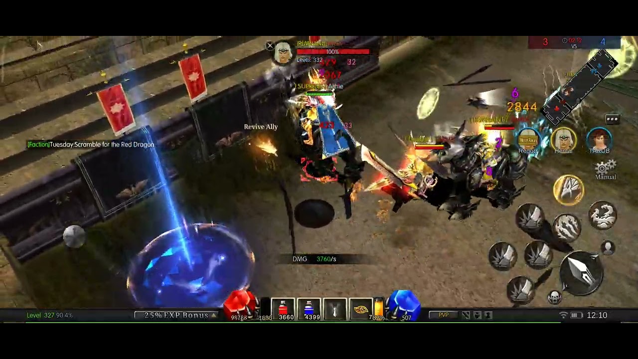 MU Monarch | Dark Lord (Charisma) 3v3 PvP 🔥