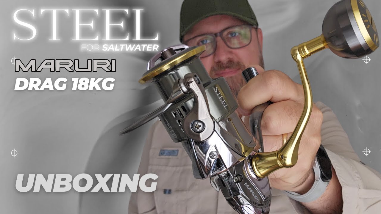 Molinete Maruri Steel é bom? Unboxing e Primeiras impressões