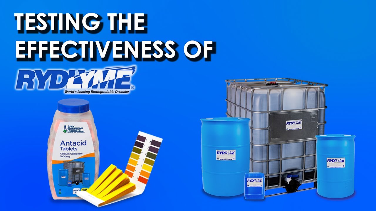 Testing the Effectiveness of RYDLYME Biodegradable Descaler