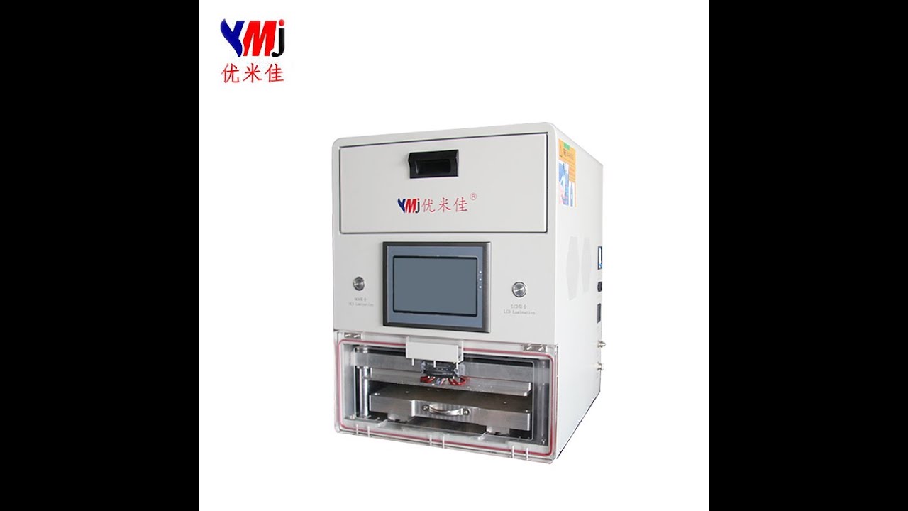 How To Use YMJ New 13 nch Laminator For iPhone/Samsung Edge LCD/IPad Tablet Glass OCA LCD Laminating