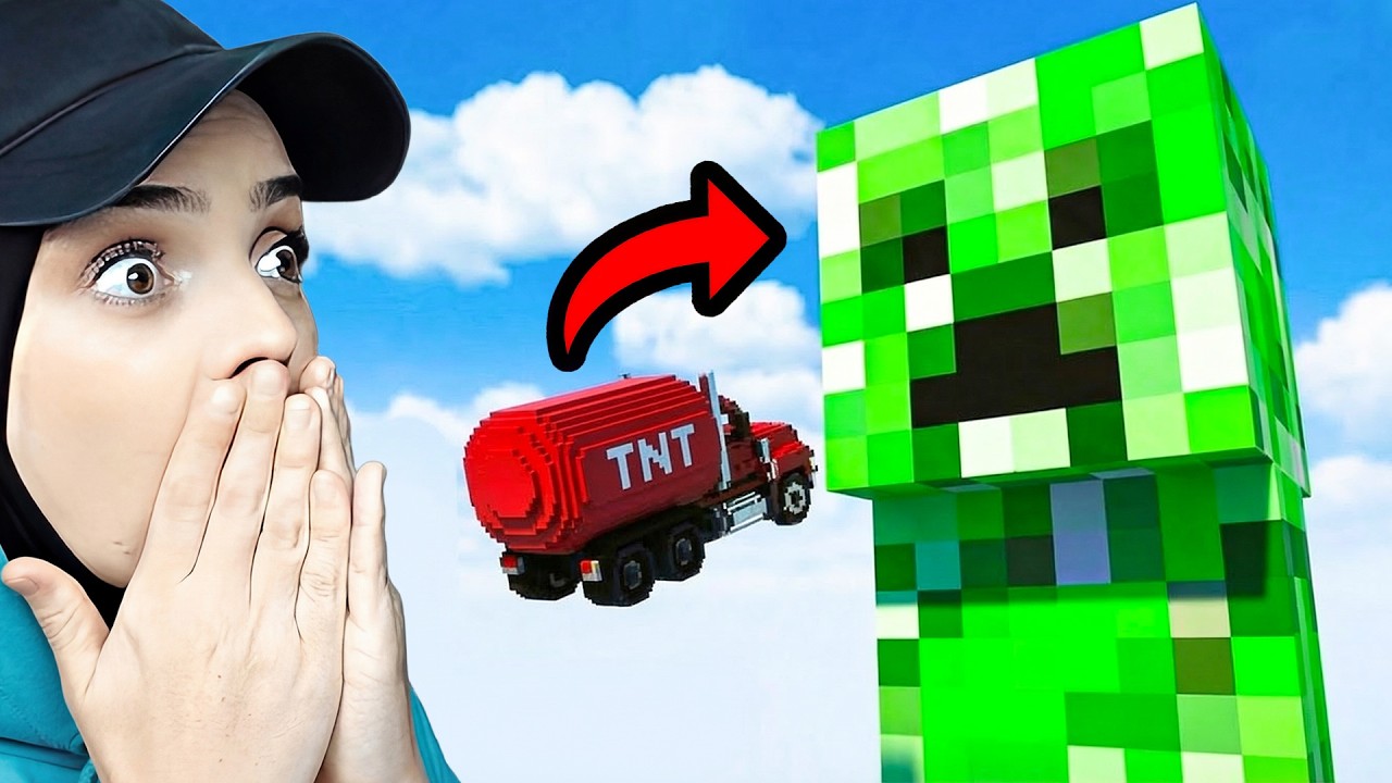 CREEPER VS TNT TANKER! 😱💥