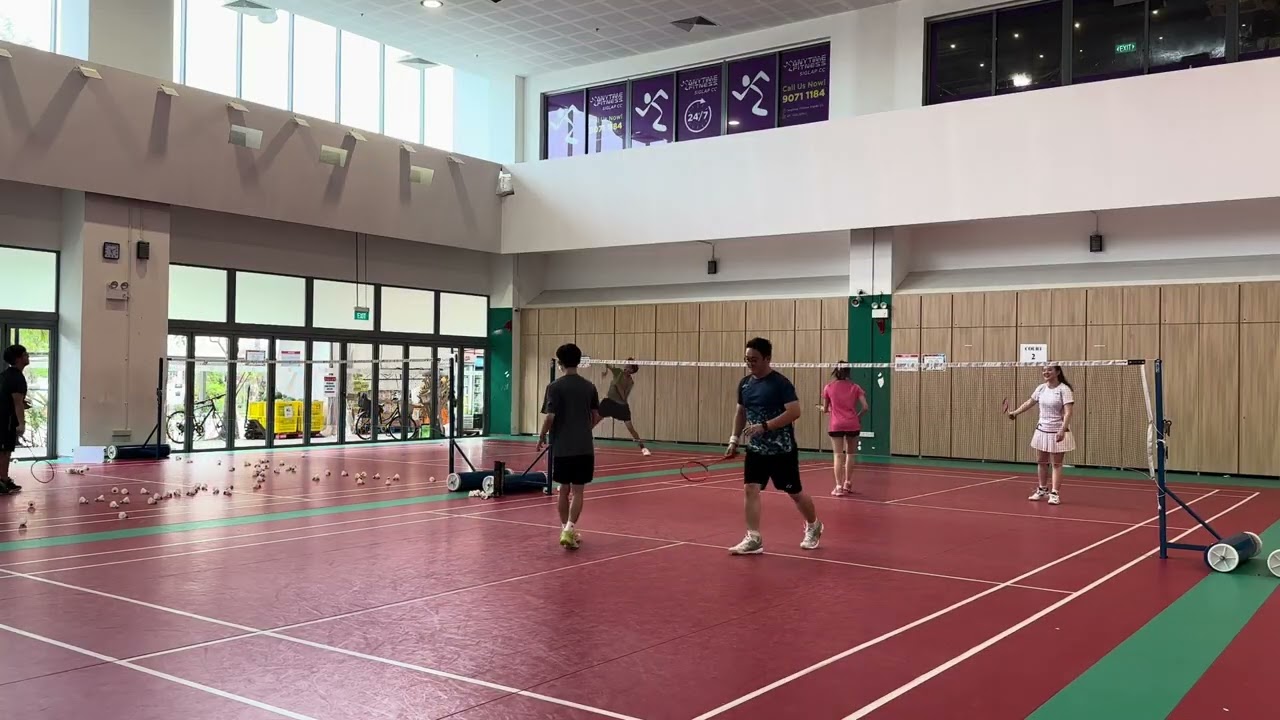 Badminton - SeeYin/Alena VS Brandon/JianHang (Round 1/2)
