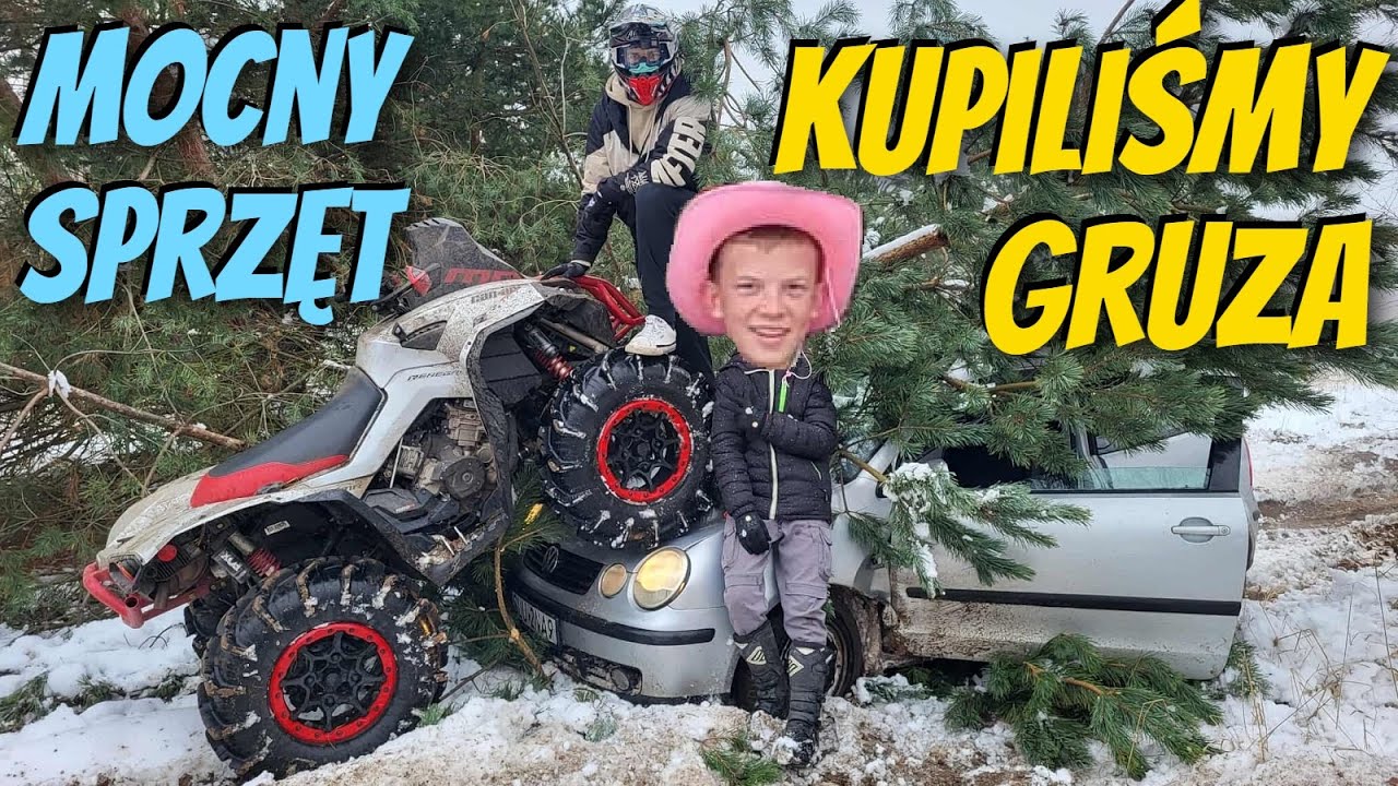 Kupiliśmy gruza - Już się rozlatuje - Części odpadają / 1 gruz i 3 quady do wyciągania z rowów