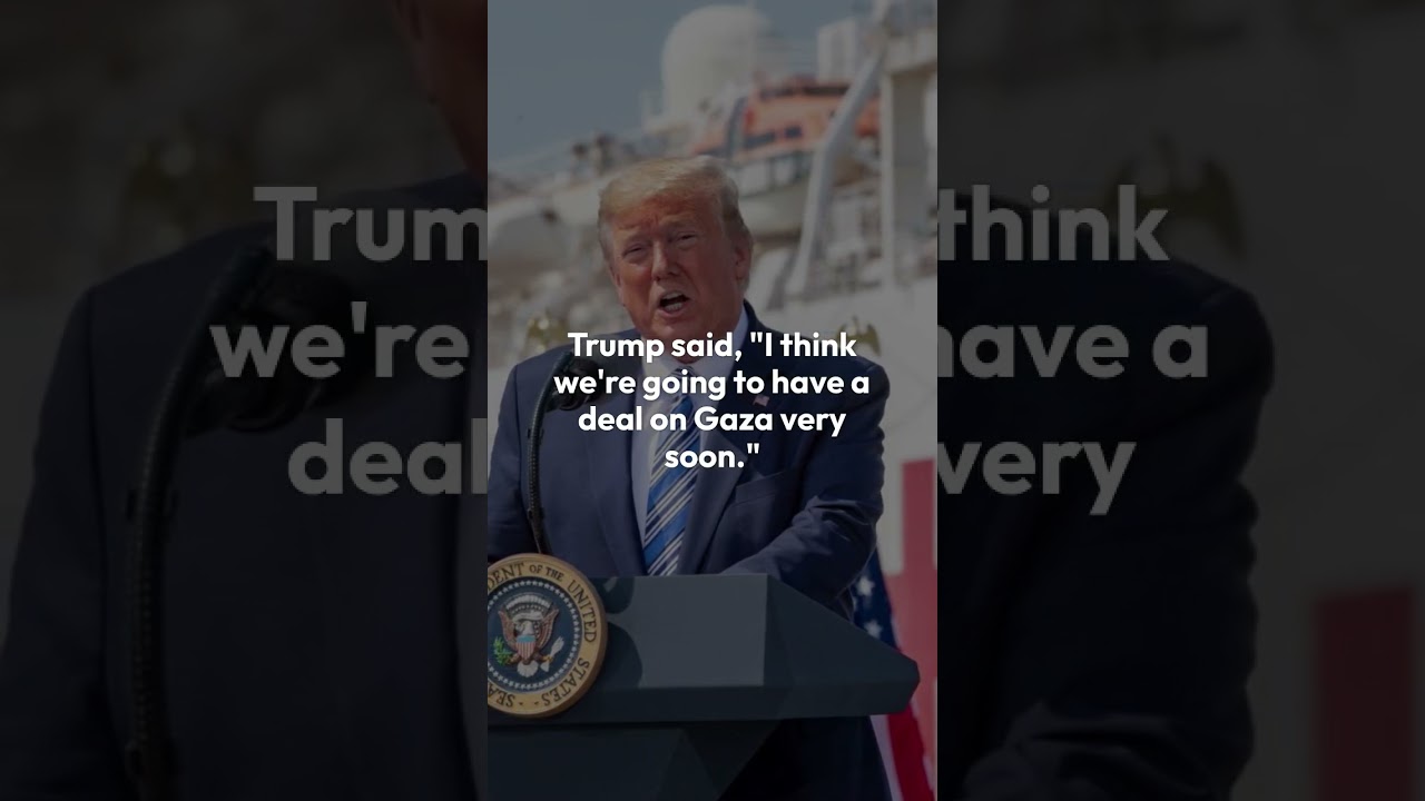 Trump Hints at Gaza Deal: &ldquo;Very Soon&rdquo; | Peace Talks Update #insup