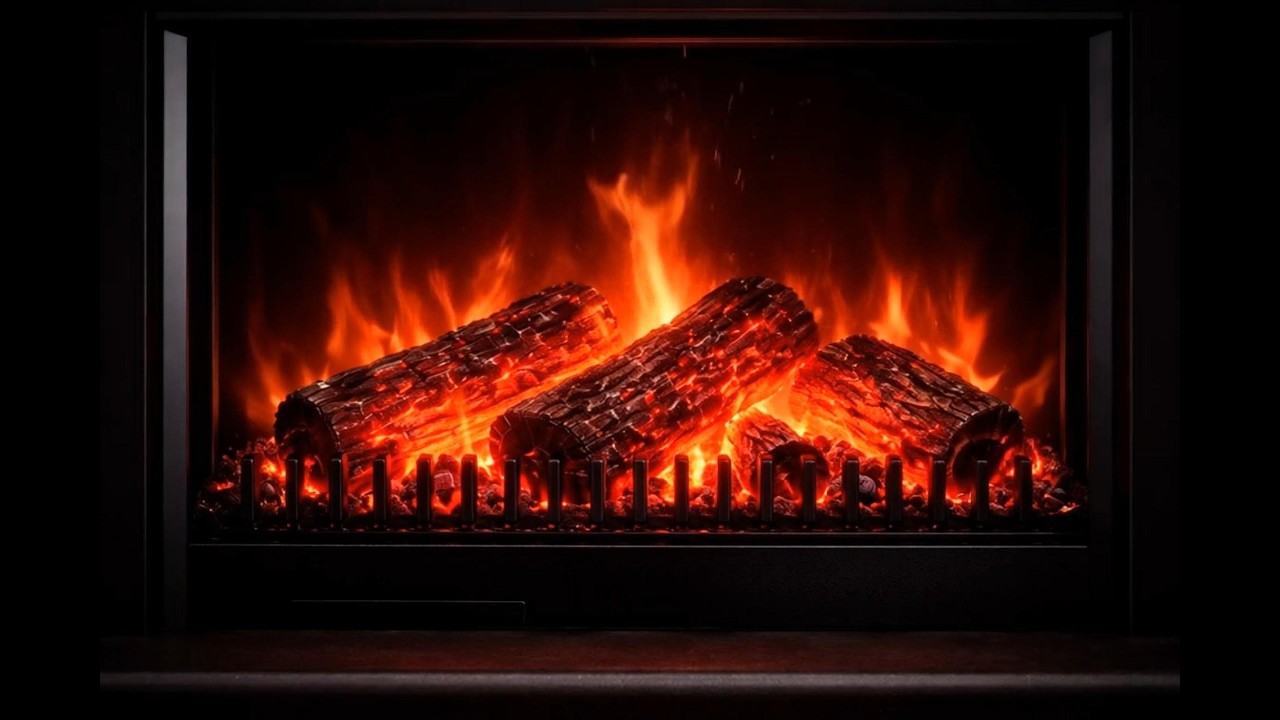 Fireplace Ambience❄️ Soft Piano for Study, Relax & Sleep