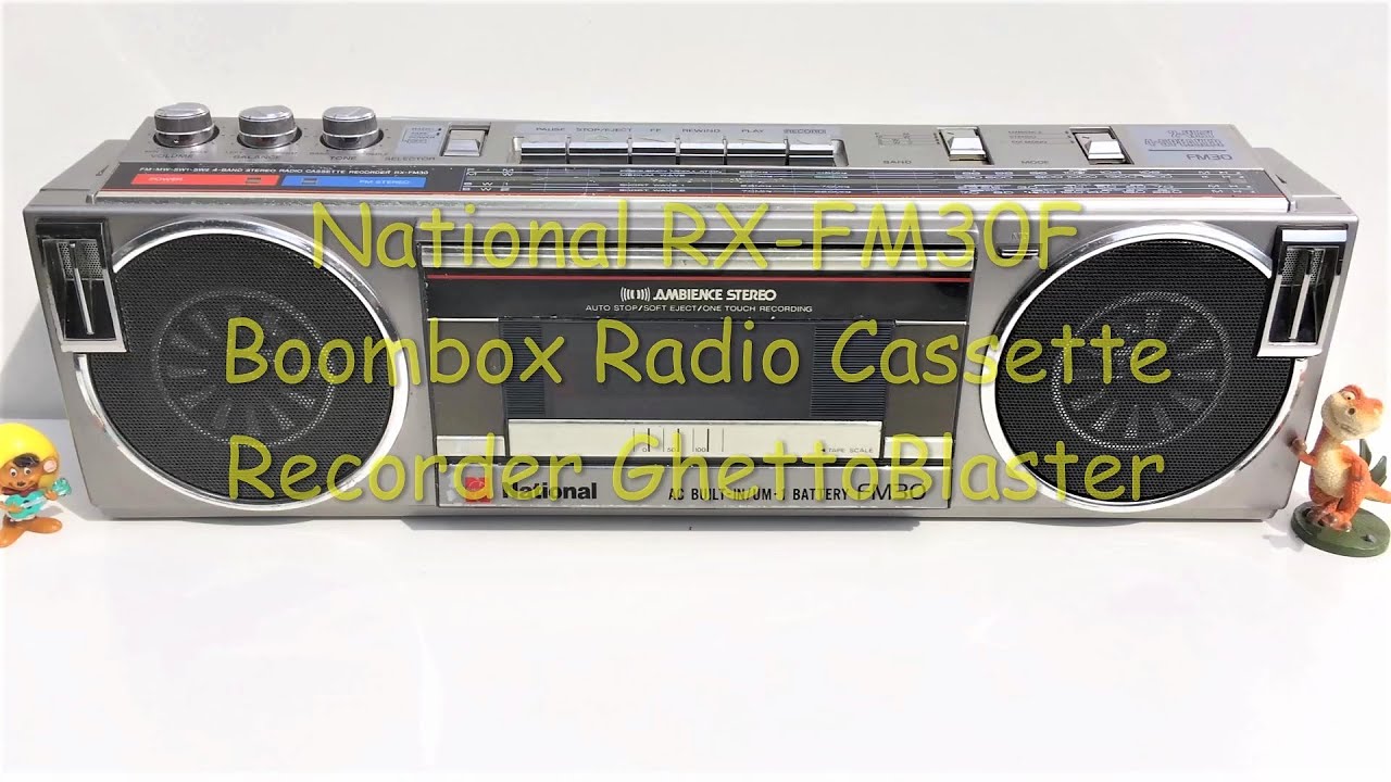 National RX-FM30F | Boombox Radio Cassette Recorder Ghettoblaster