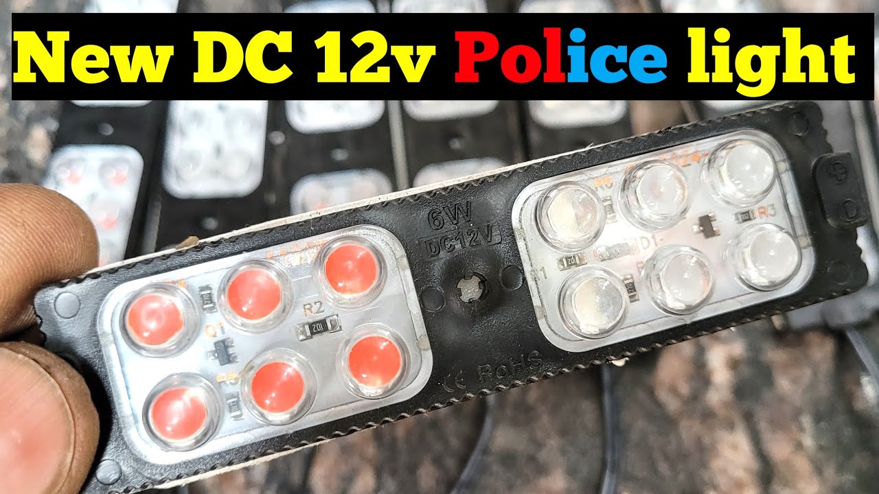 New DC 12volt Police Light Bike cycle| Electronics Verma