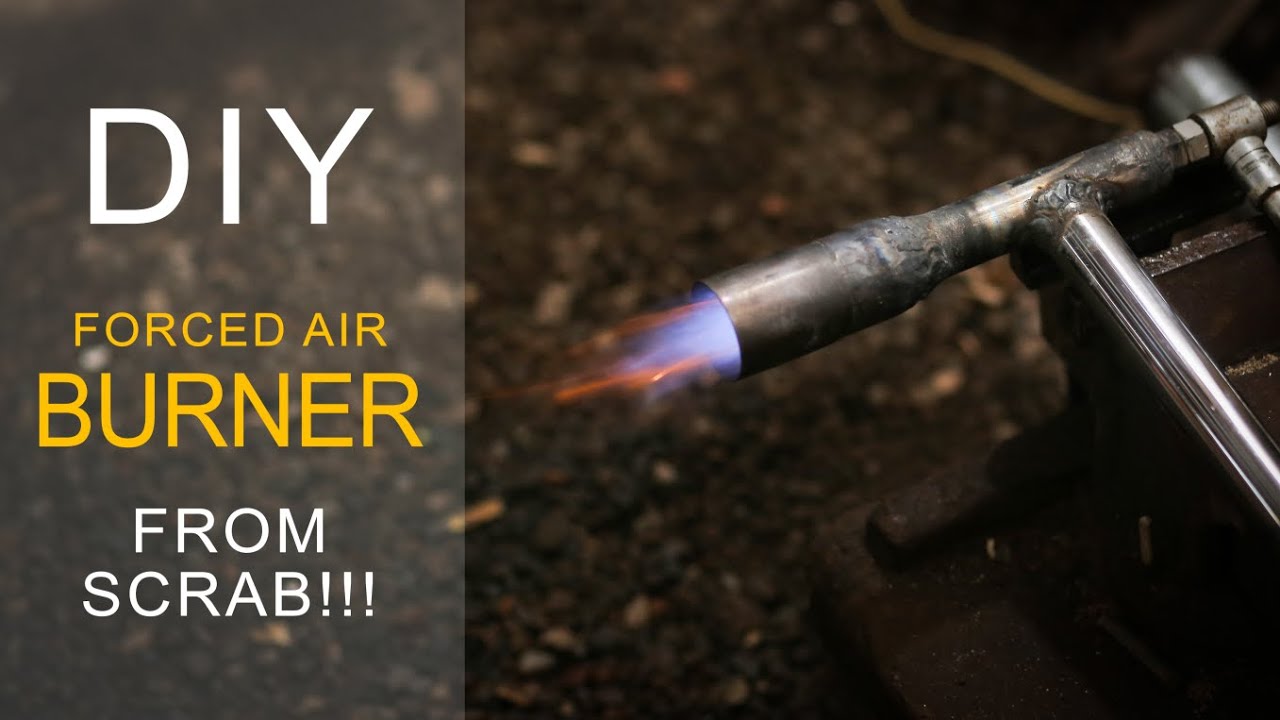 How to make a FORCED AIR PROPANE BURNER | Cara mudah Membuat FORCED AIR BURNER dari bahan bekas