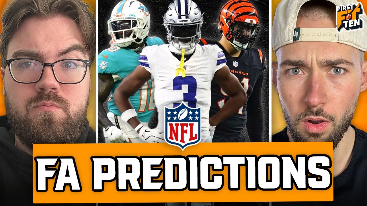 Predicting Landing Spots for the Top NFL Free Agents!! | First And Ten
