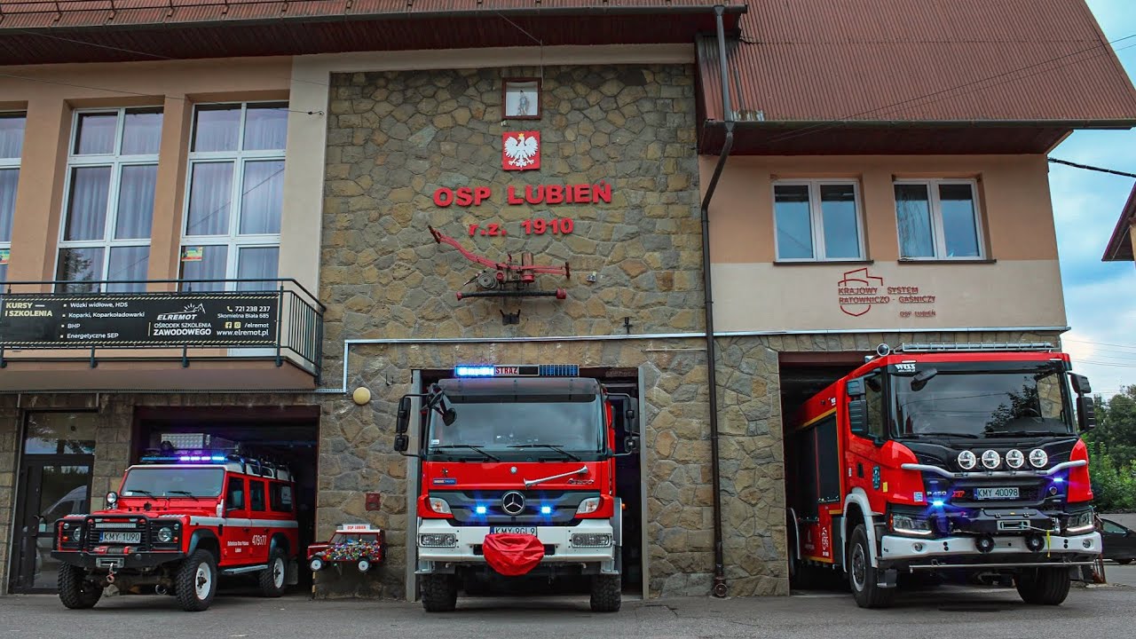 OSP Lubień - Prezentacja wyposażenia bojowego