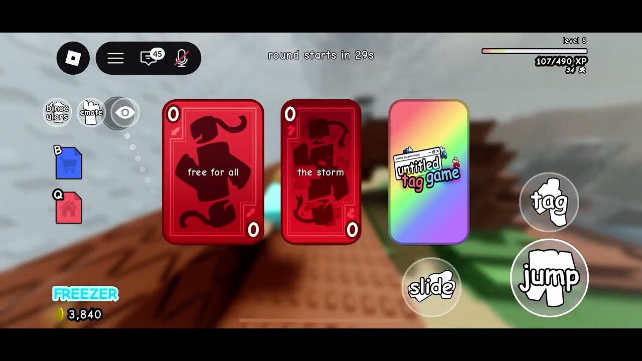 PLAYING UNTITLED TAG GAME!#roblox