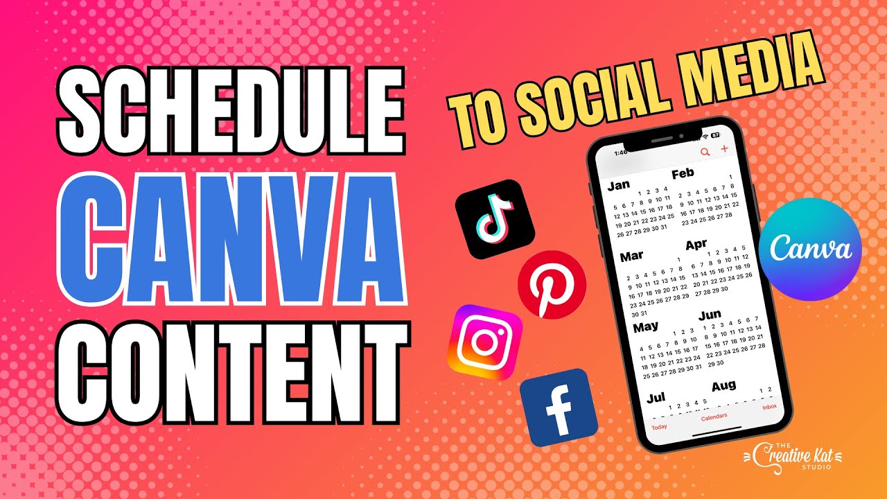 Schedule Canva Content To Social Media | Easy Scheduling Tips!
