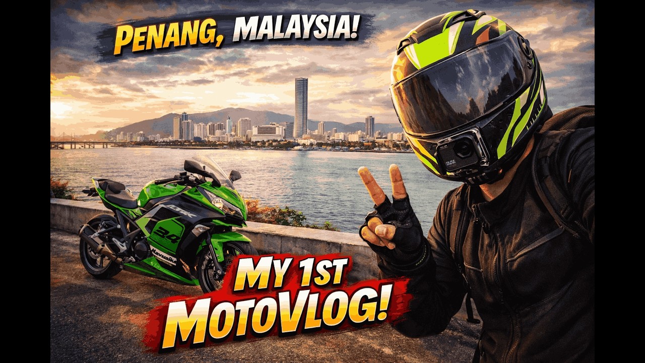 Malaysia Motovlog — Nasi Kandar Rafee & Pasemboq Gurney | KAWASAKI Ninja 250 FI (Food Adventure)