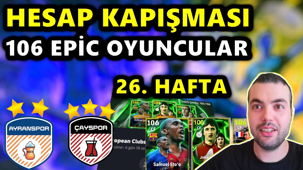 HESAP KAPIŞMASI 26. HAFTA 🔥AYRANSPOR 3. YILDIZI TAKABİLECEK Mİ ? ÇAYSPOR FARKI AZALTABİLİR Mİ ?