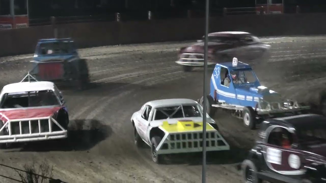 Old racecars / stockcars at nightrace Hallum - RaRaRacing 29-08-2025