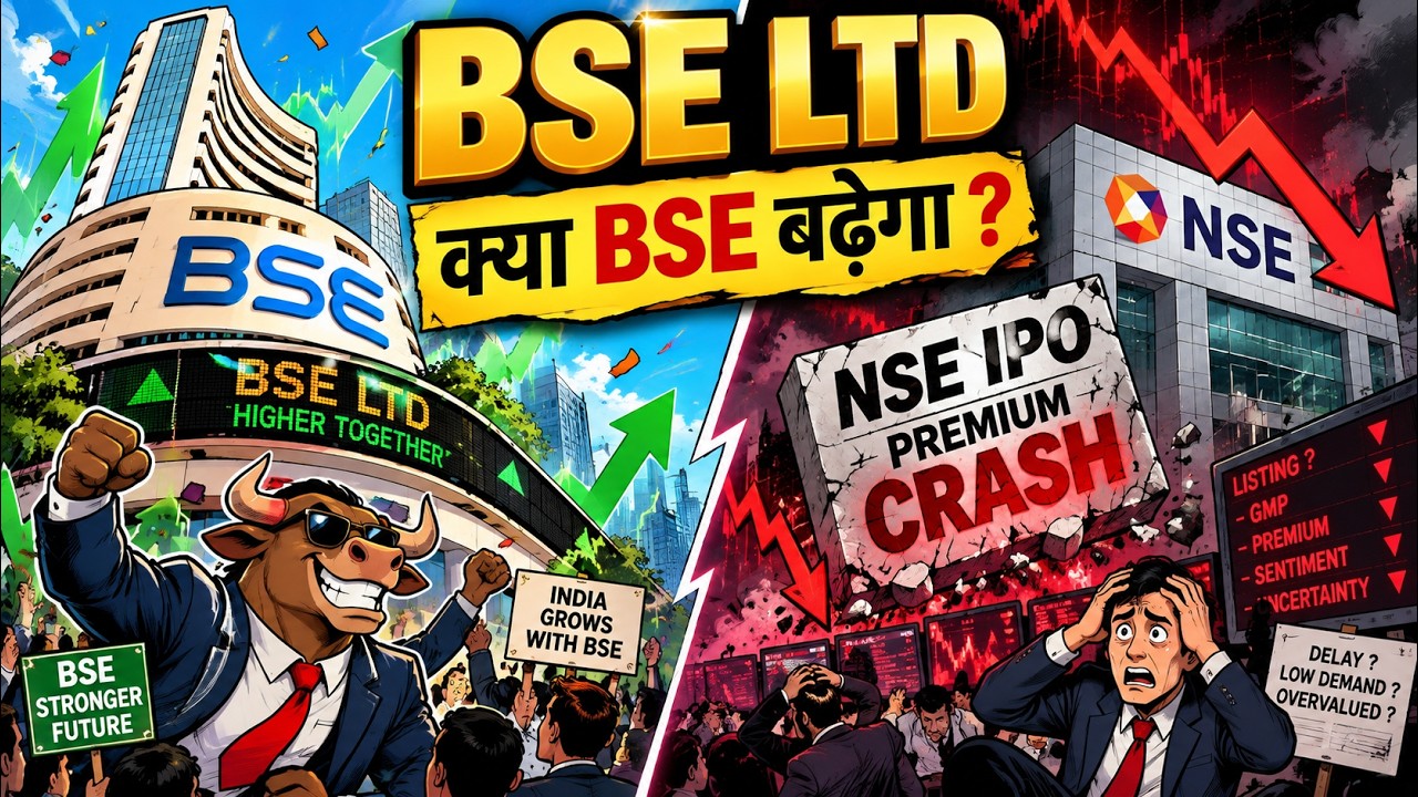 bse share latest news | NSE IPO GMP crashed ! क्या KAKA बढ़ेगा ? 