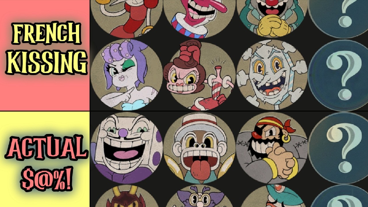 The ONLY RIGHT Cuphead Tier List