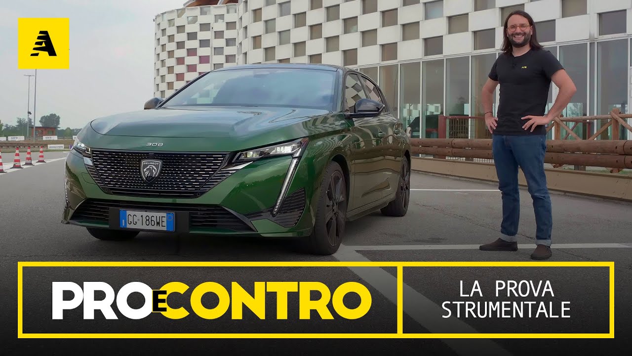 PEUGEOT 308 Hybrid 2022 | PRO e CONTRO - PROVA STRUMENTALE