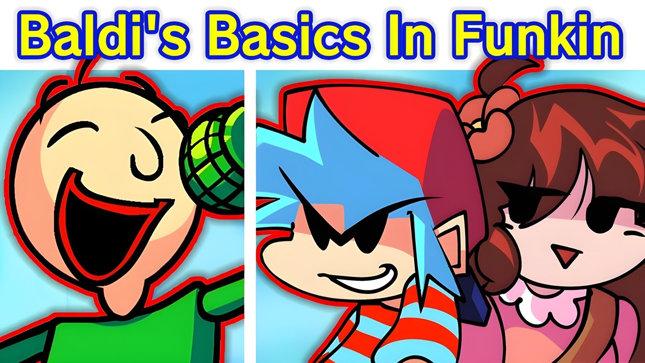 Friday Night Funkin' VS Baldi's Basics In Funkin DEMO REMAKE (FNF MOD) (Piracy Song)