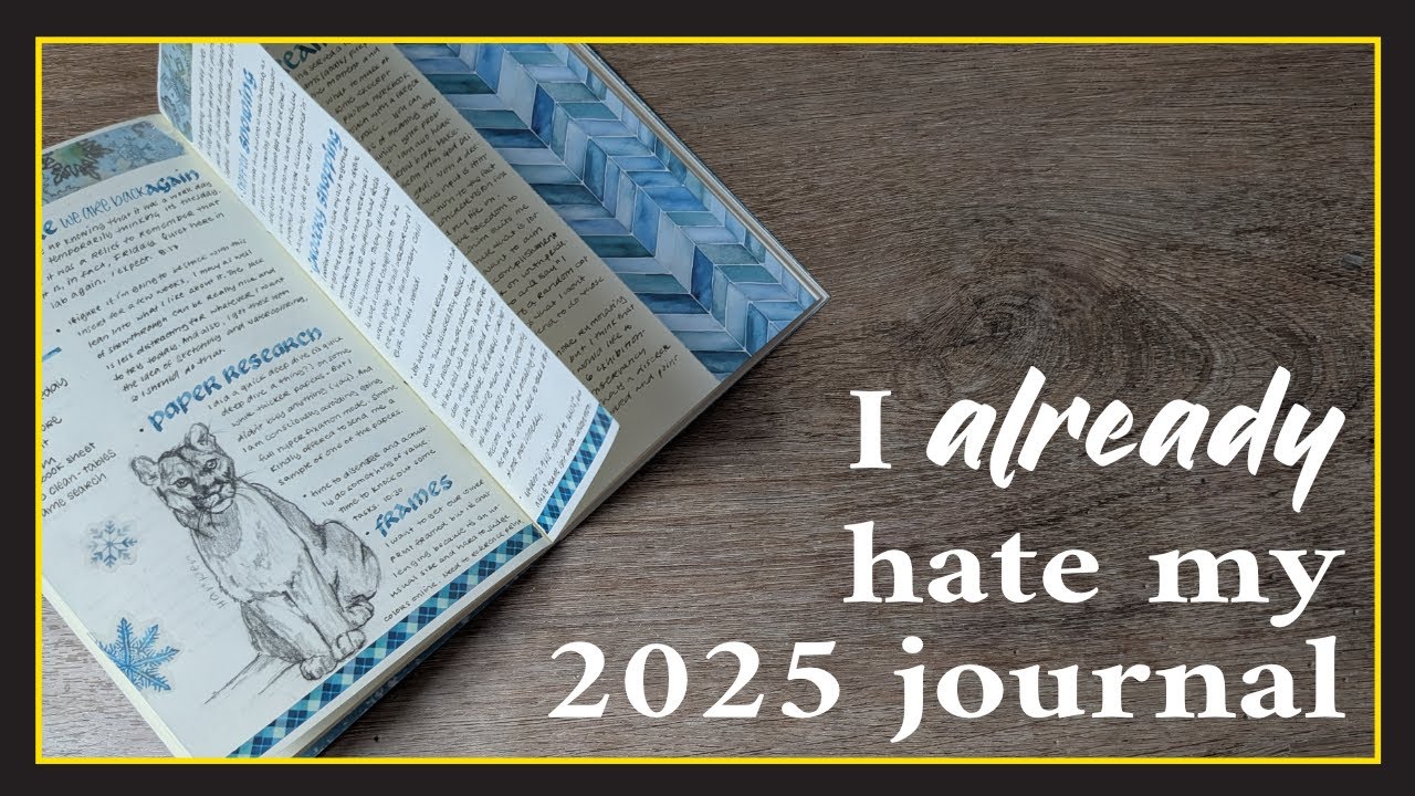 I (already) Hate my 2025 Journal | It's the first week....
