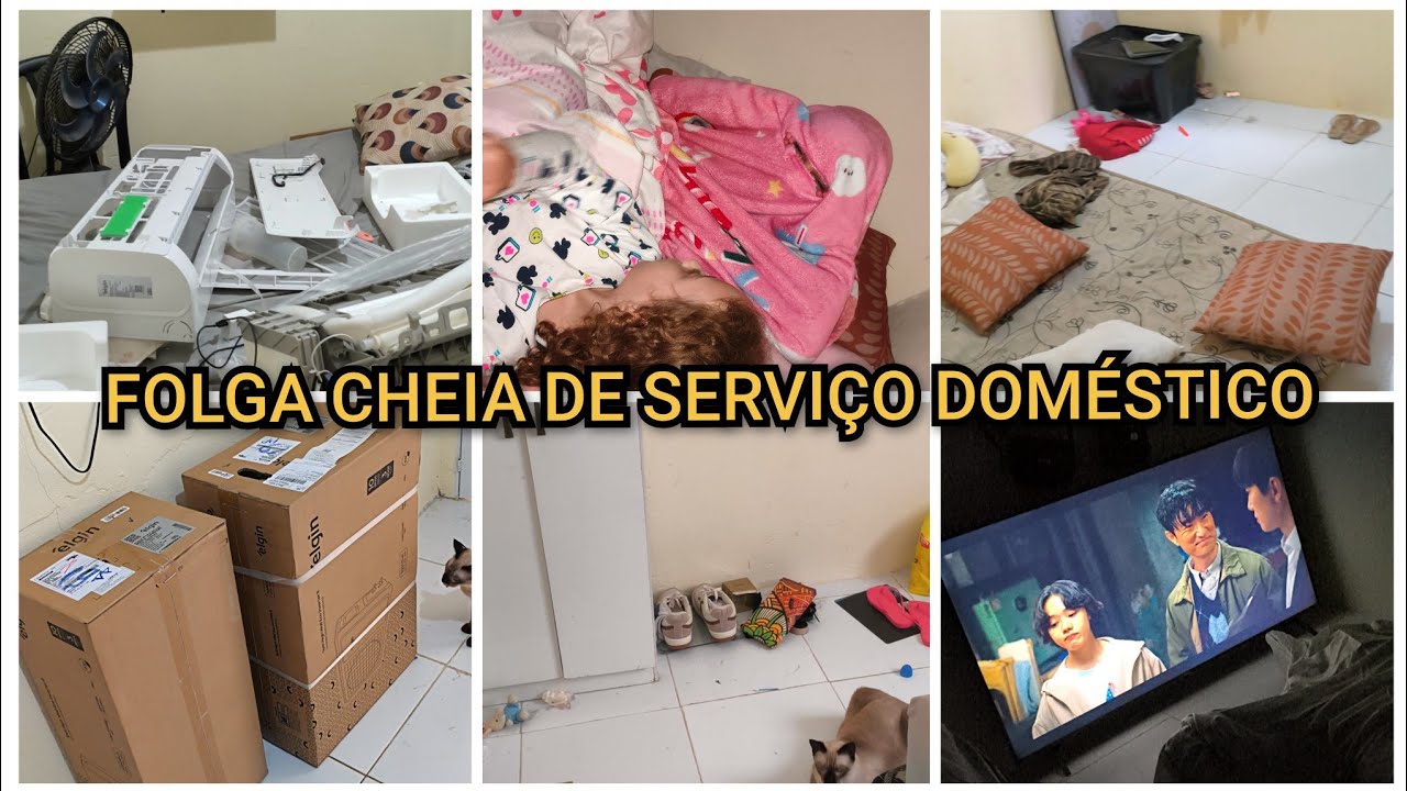 INSTALANDO MEU AR | ORGANIZANDO MINHA CASINHA | UMA FOLGA ATAREFADA! 