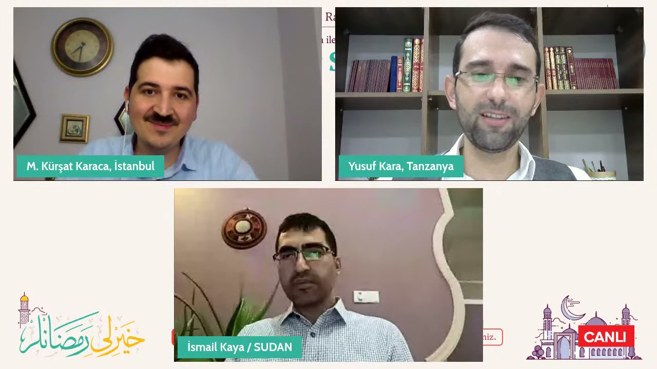 14 Ramazan/26 Nisan İftar Saati Programı - Misafirler: İsmail Kaya (Sudan), Yusuf Kara (Tanzanya)