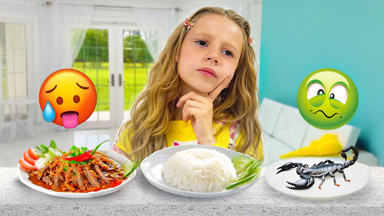 ناستيا تحترم ثقافة أصدقائها - تجميع الفيديو للأطفال