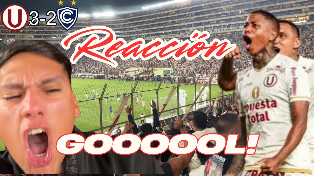 UNIVERSITARIO 3-2 CIENCIANO Reacción desde el Estadio Monumental | Liga 1 Perú