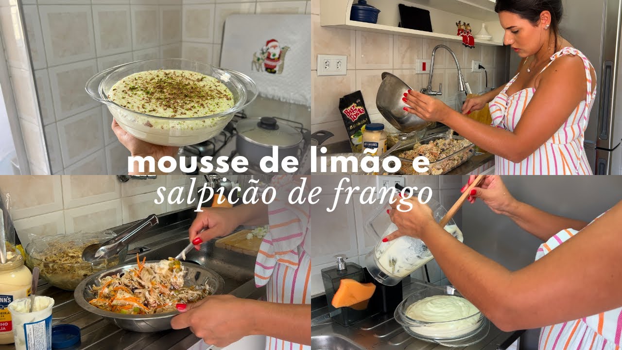 Receitas SUPER fáceis e rápidas: Salpicão de Frango e Mousse de Limão | Especial de Final de Ano ✨