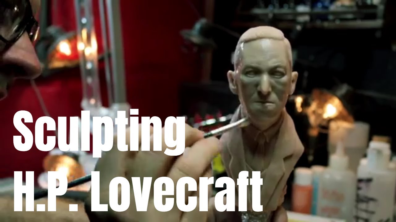 Sculpting H.P. Lovecraft - SuperSculpey (part 1 of 3)
