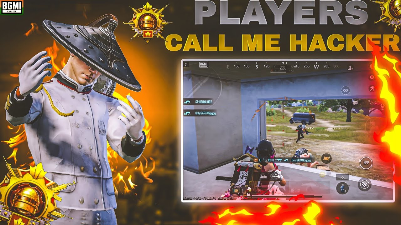 Players Call Me Hacker!😳 | Intense 1v4 Clutches In Conqueror Lobby | BGMI GAMEPLAY 