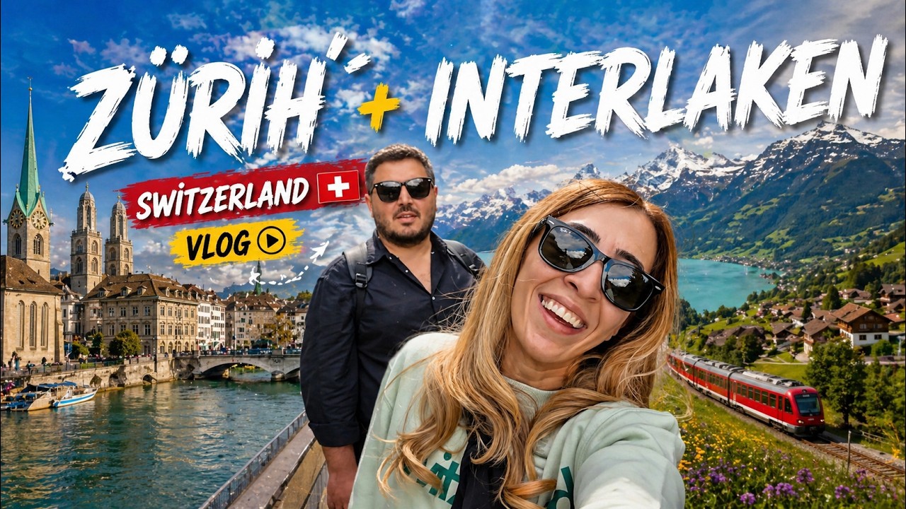 Zürih’ten Interlaken’e: İsviçre’nin Kalbinde Unutulmaz Bir Yolculuk🇨🇭#zurich #interlaken