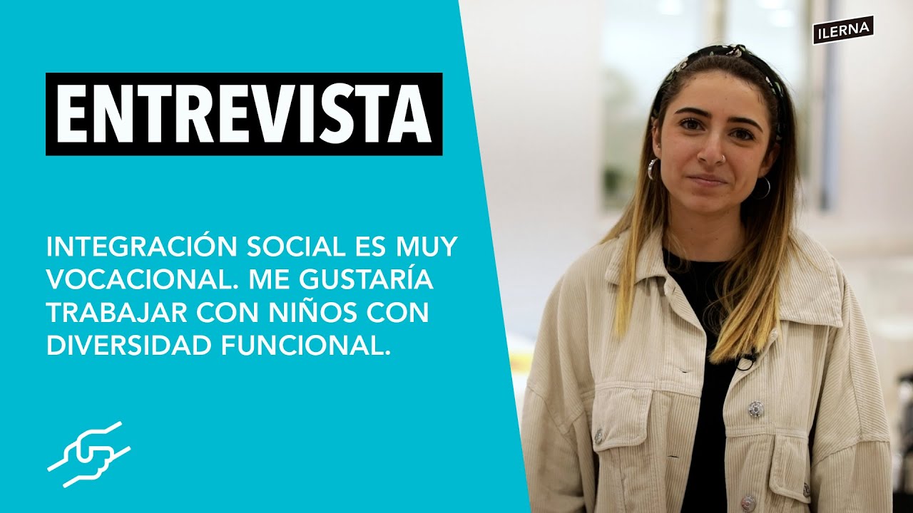 María. Alumna del ciclo de grado superior de Integración Social.