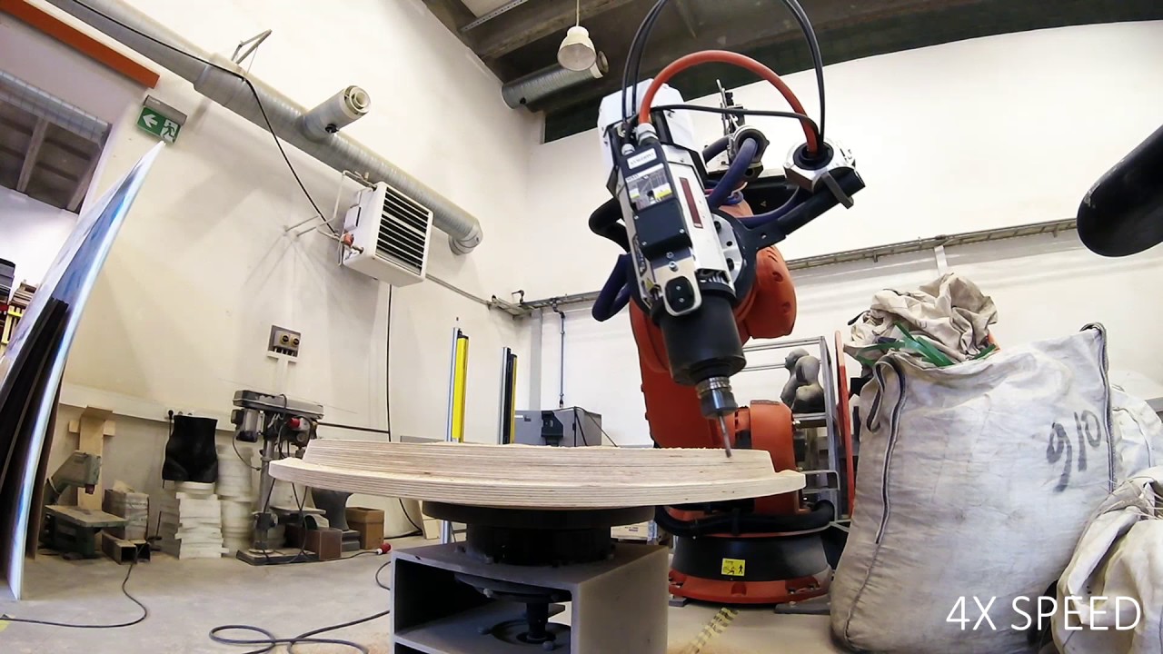 Mold pattern milling with KUKA robot