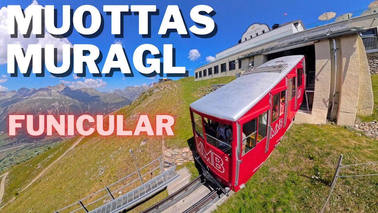 MUOTTAS MURAGL Funicular. A video your mother wouldn't want you to see....... 🇨🇭