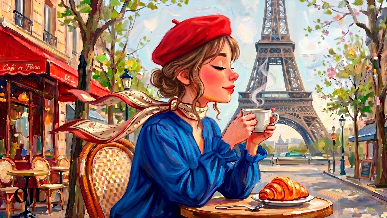 Eiffel Tower Caf&eacute; &mdash; Soft French Vintage Jazz for Focus, Reading & Coffee Time