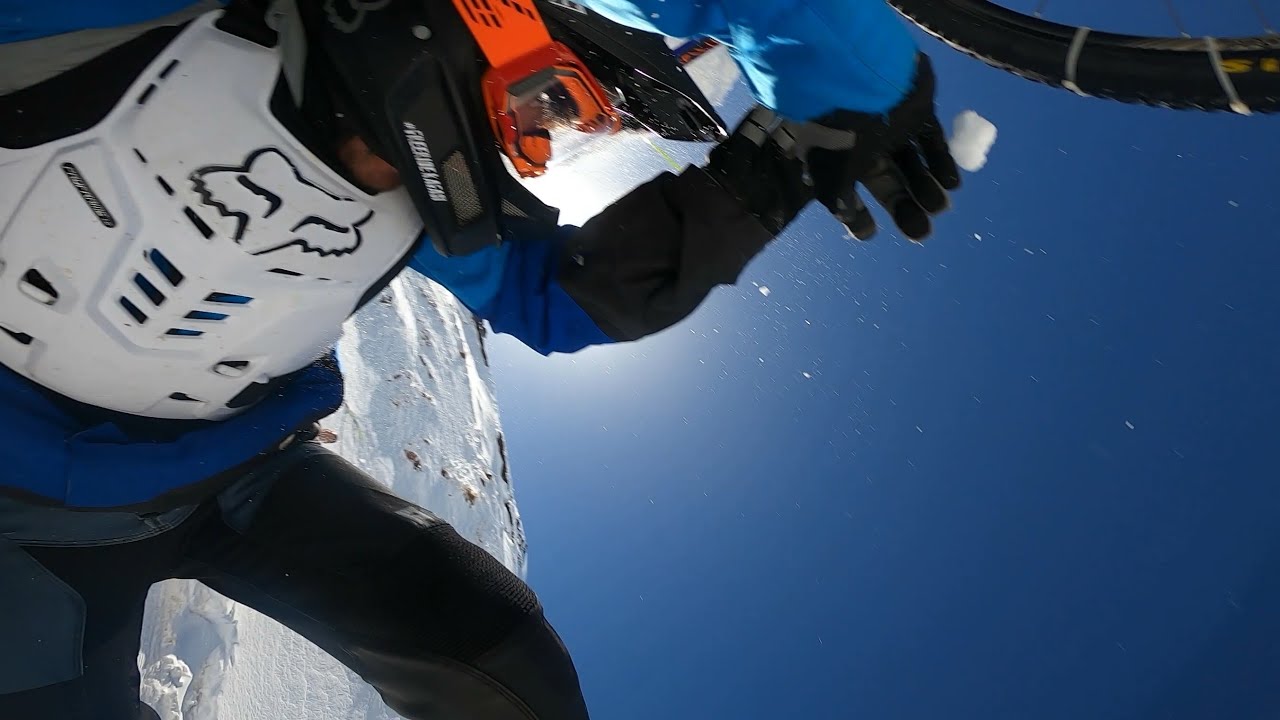 3.5 Metreden Düştüm | -25 Derecede Downhill Yarışı