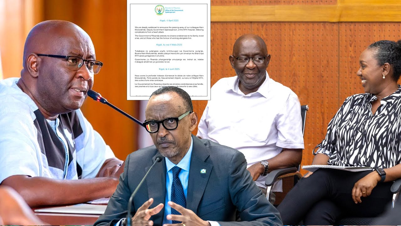 ABANZI BU RWANDA BARENGEREYE URUPFU RWA ALAIN MUKULARINDA RWASHEGESHE BOSE UMUVUGIZE MUKURU UBUTUMWA