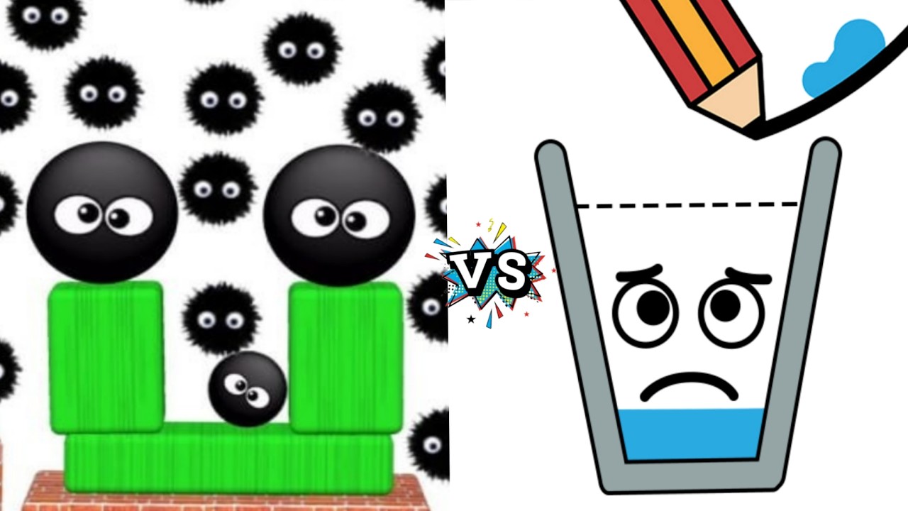 Hide Ball Brain Vs Happy Glass Puzzle Satisfying Puzzle Double Challenge Gameplay Most Merge!