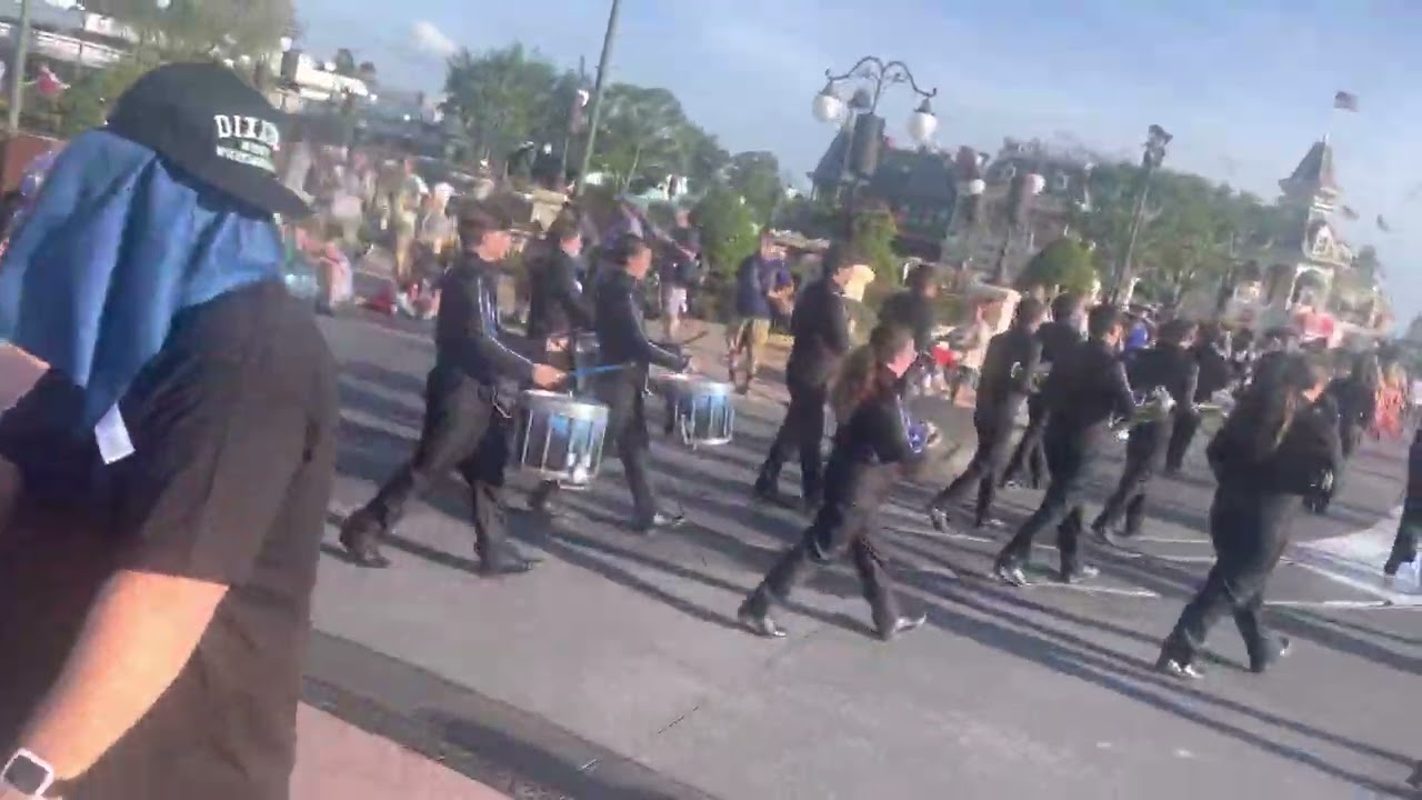 Richlands High School Marching Band performs at Disney 3/31/2023.