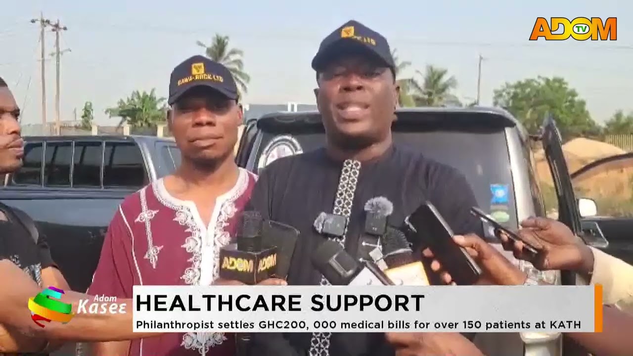 Healthcare Support: Philanthropist settles GHC200,000 medical bills for over 150 patients at KATH