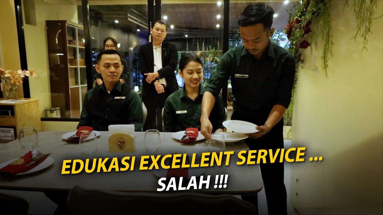 TRAINING EXCELLENT SERVICE !!! BIAR JADI RESTORAN STEAK TERBAIK DI KOTA BOGOR...