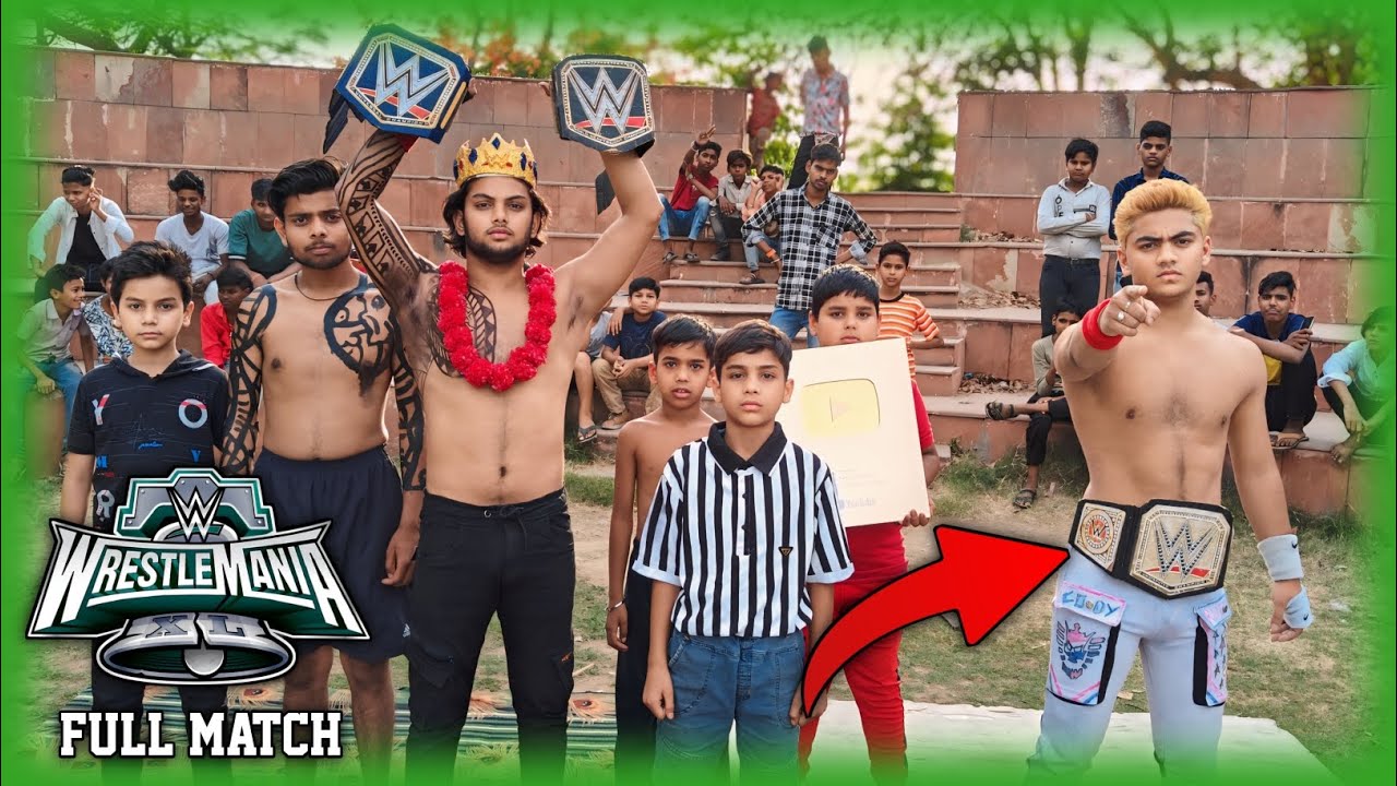 WWE - Roman Reigns vs Cody Rhodes WrestleMania 40 Full Match | Backyard Wrestling