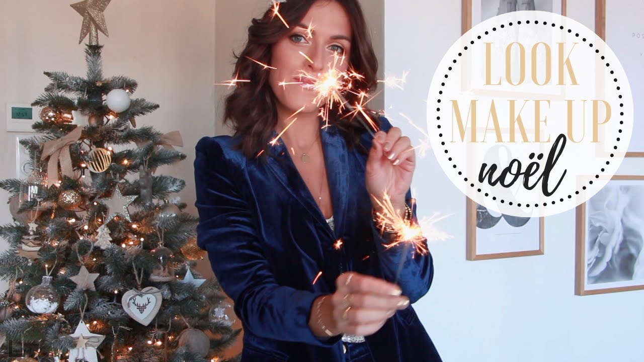 Total look pour les fêtes - Make up, coiffure, tenue