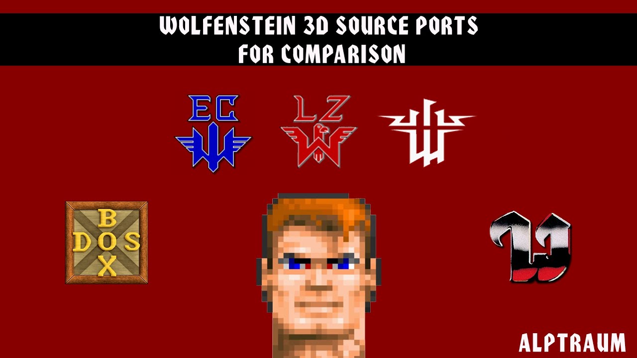 Wolfenstein 3D Source Ports for Comparison