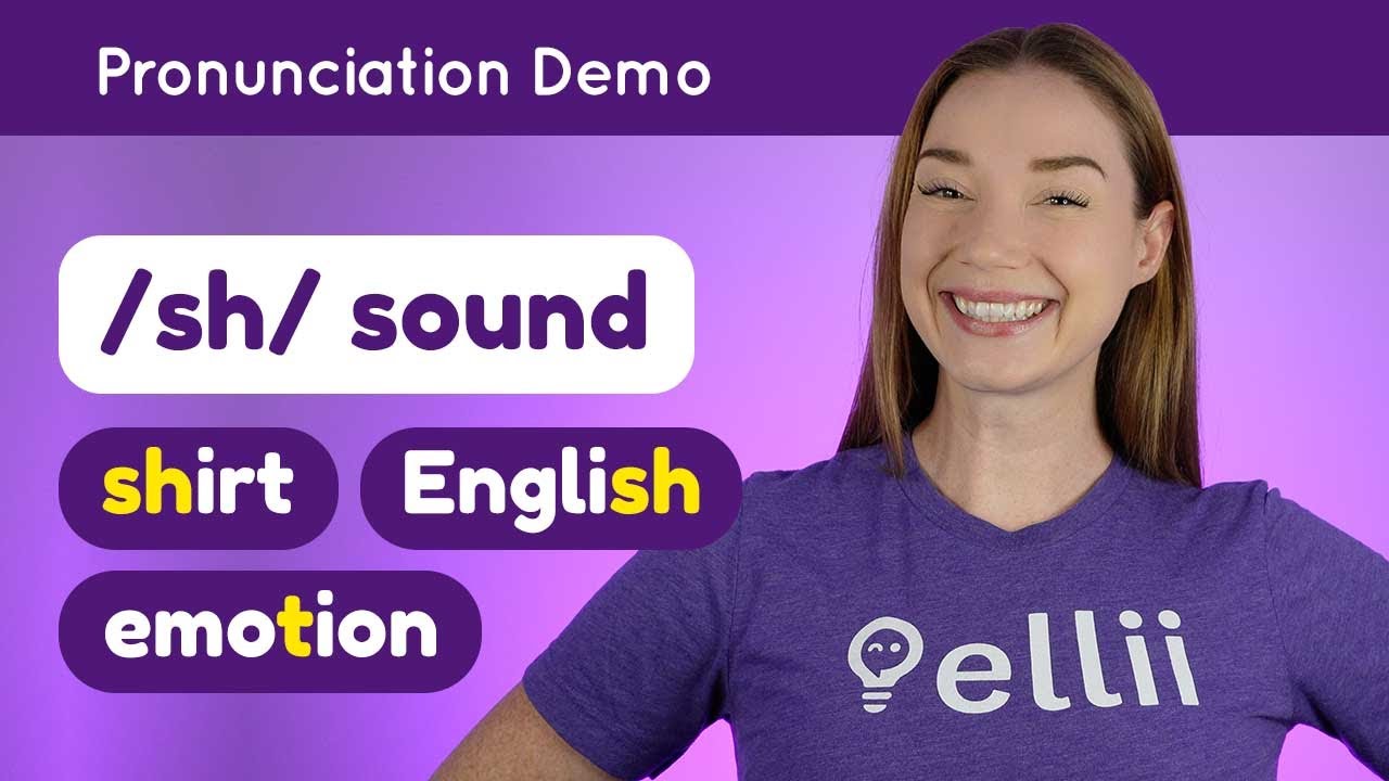 Pronouncing /sh/ &ndash; English Pronunciation Lesson (Part 1)